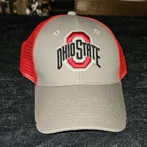 Colosseum Red and Gray Cap